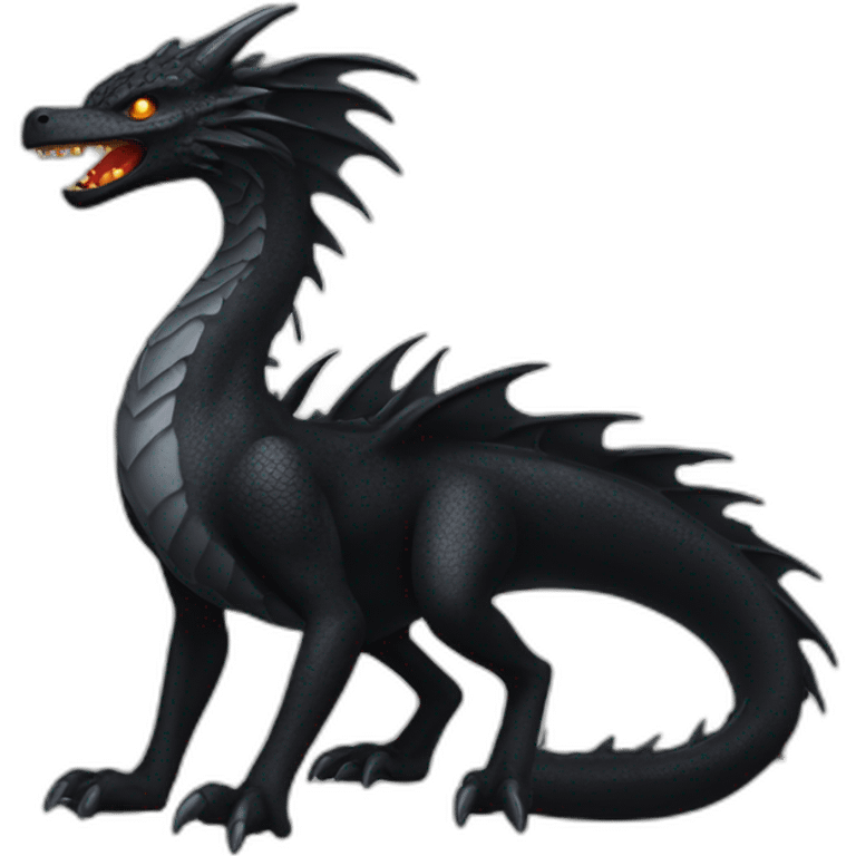 dracaufeu noire emoji