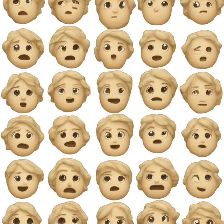 Beige flounces emoji