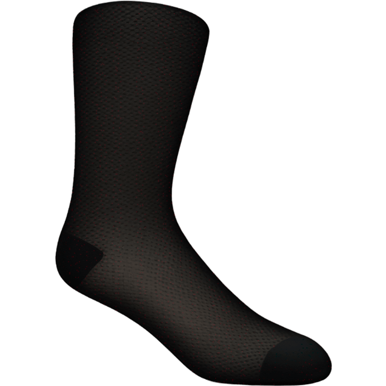 clear black socks emoji