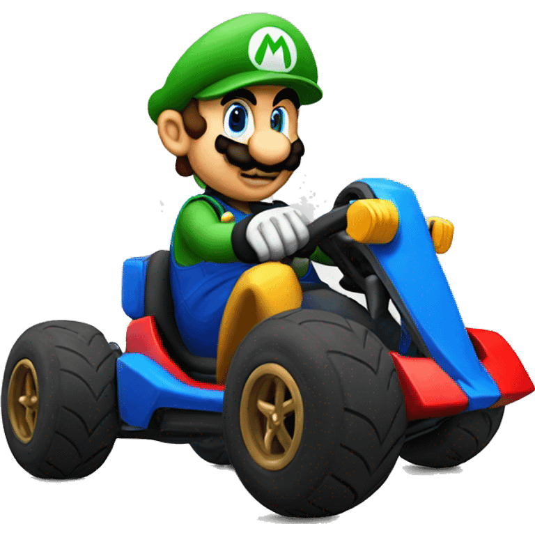 Mario kart racing emoji