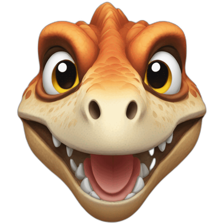 winking raptor head emoji