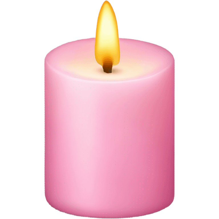 light pink candle emoji