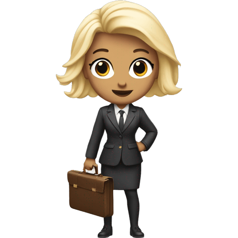 blondie holding out briefcase emoji