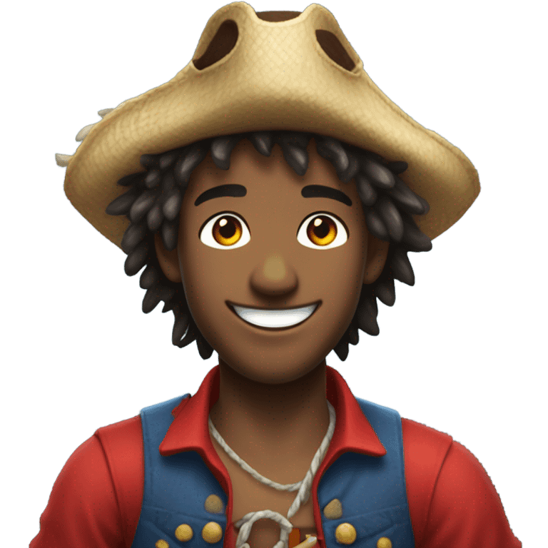 Monkey d luffy emoji