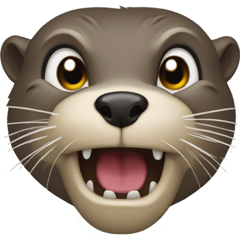 Mad otter emoji