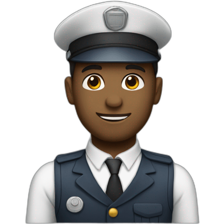 Train conductor emoji