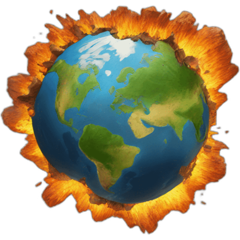 earth destroyed emoji