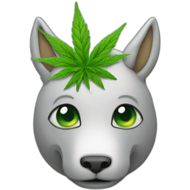 Licorne weed emoji