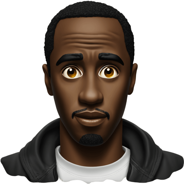 P diddy with oil all over his face emoji