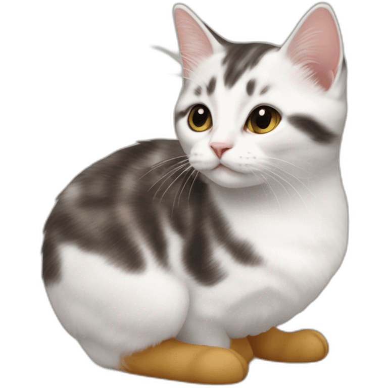 Chaton sur canard emoji