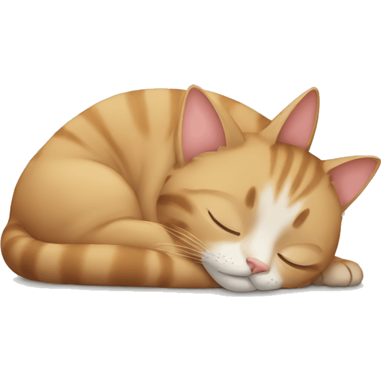 Cat sleeping emoji