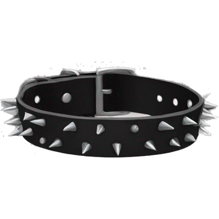 Black spiked dog collar emoji