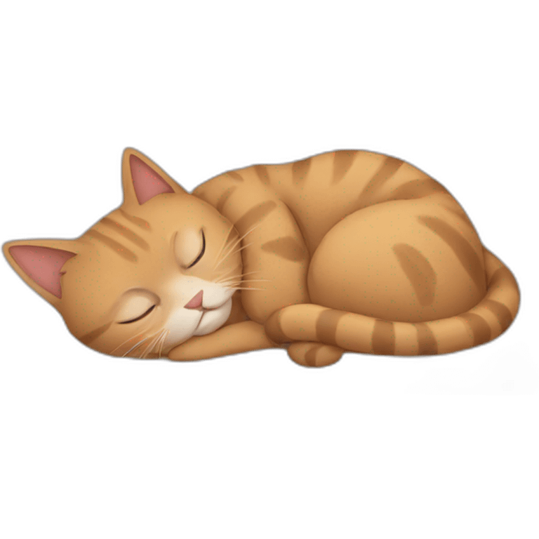 Two cat sleep emoji