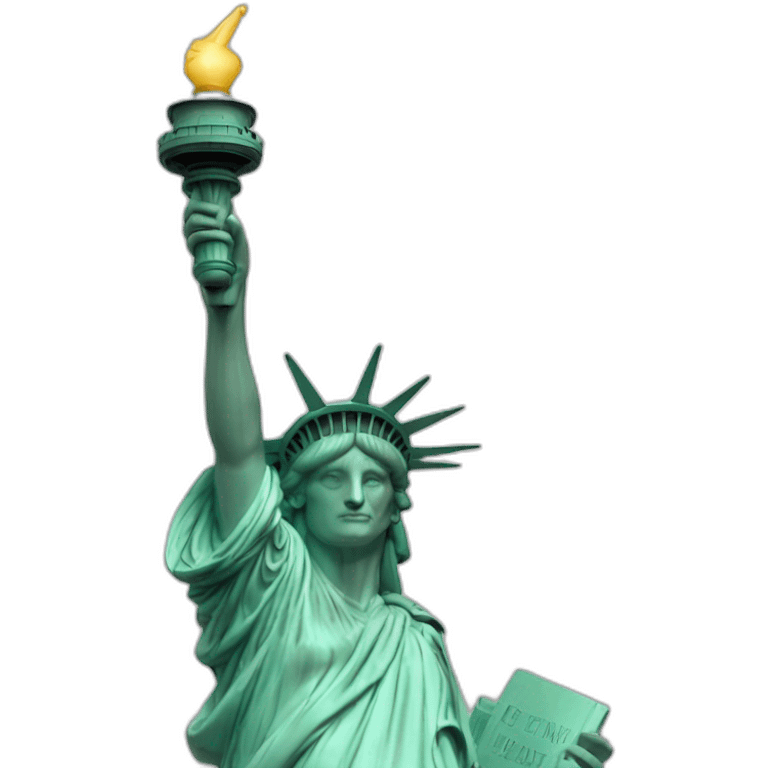 the statue of the liberty celebrate his birthday emoji