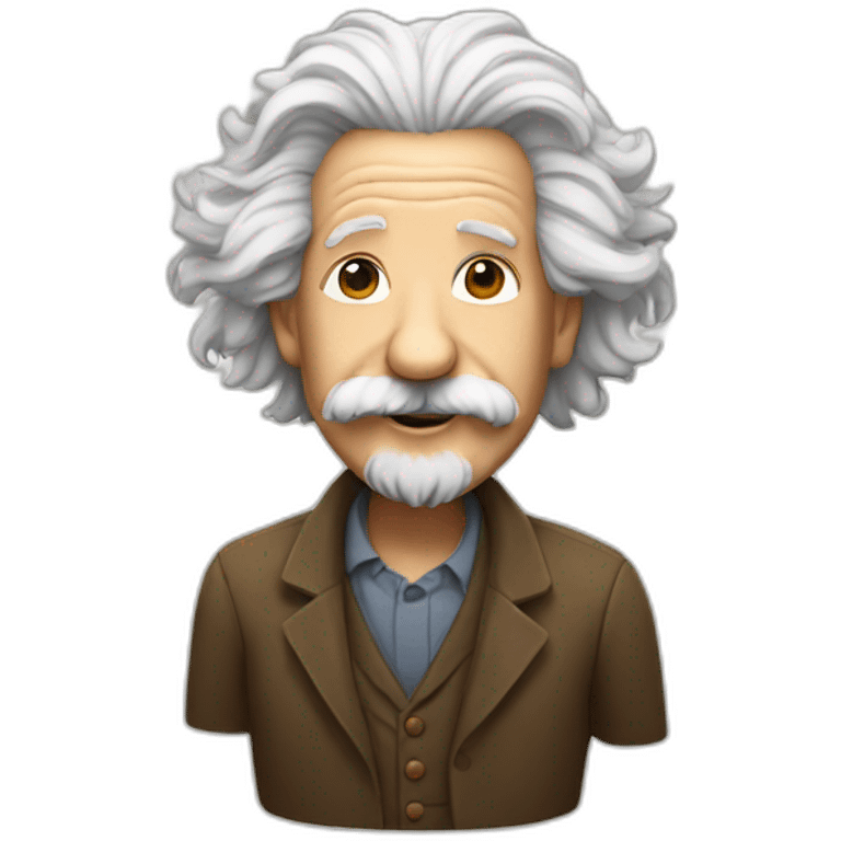 einstein with beard emoji