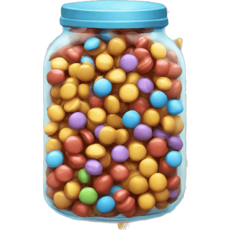 Big jar of candy emoji