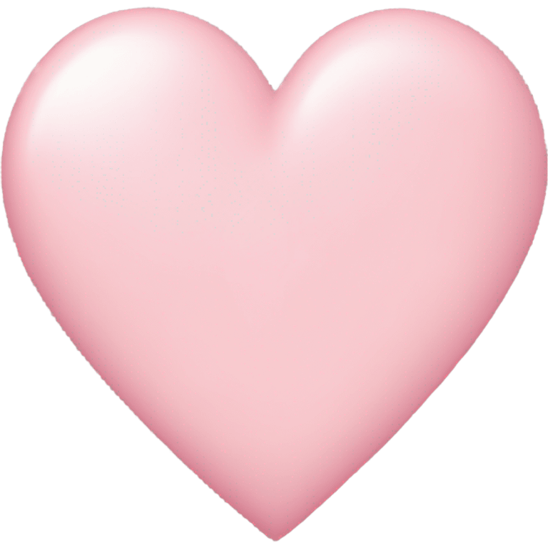 Light pink heart emoji