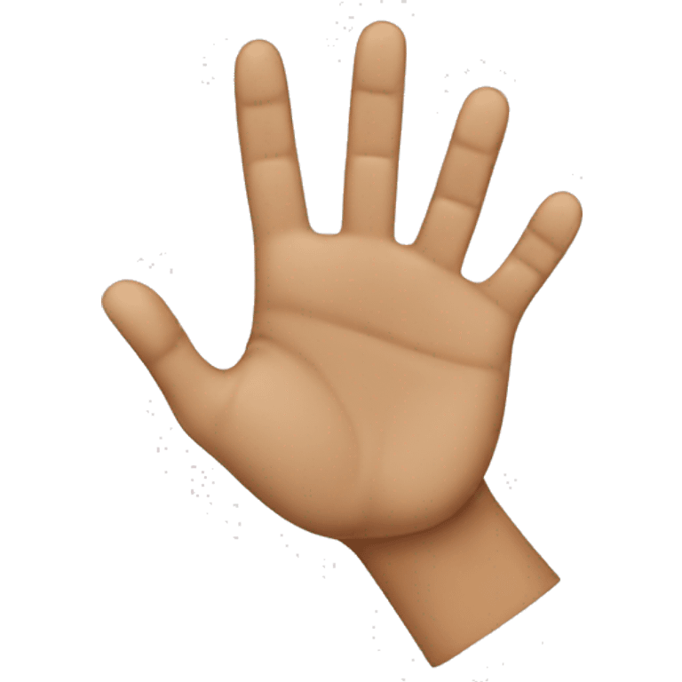 Create a hand to touch the thumb middle of the first finger emoji