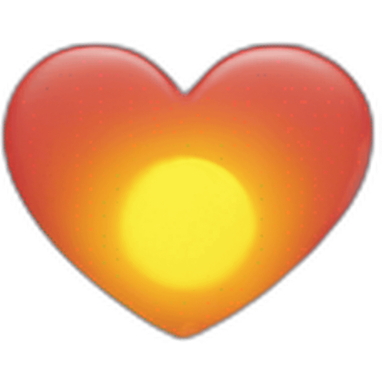 heart shaped sun emoji