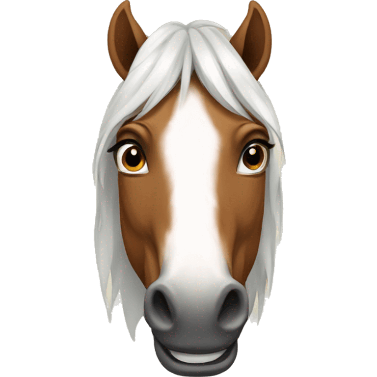 ugly horse emoji