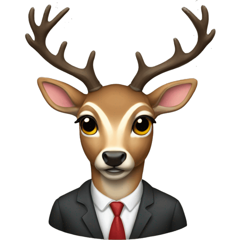 Lawyer deer emoji