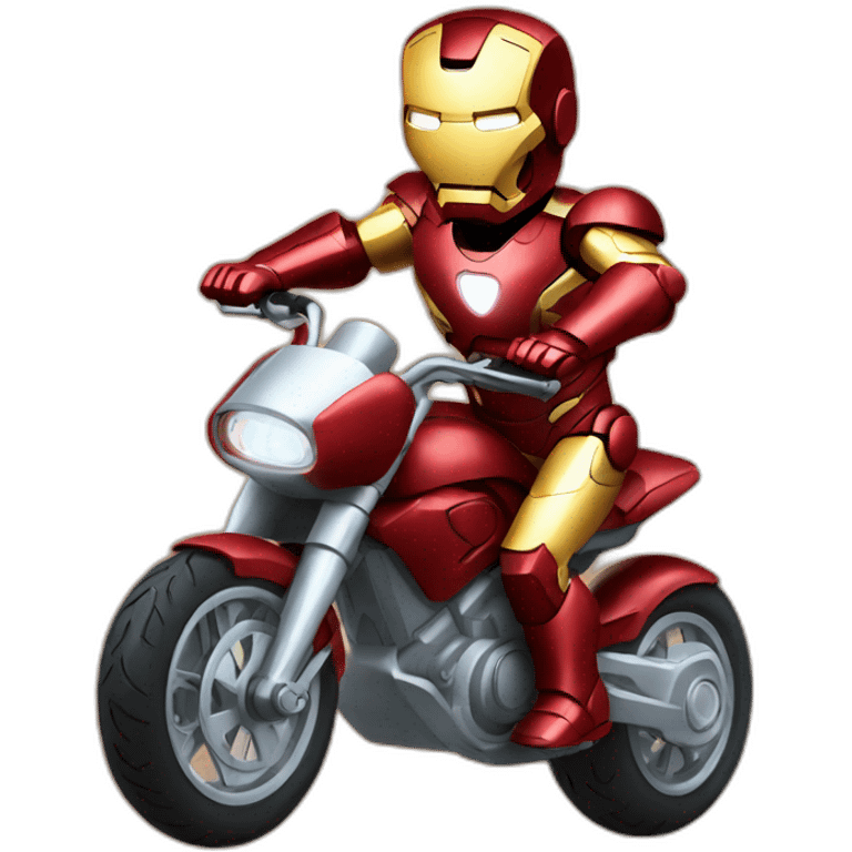 iron man on bike emoji