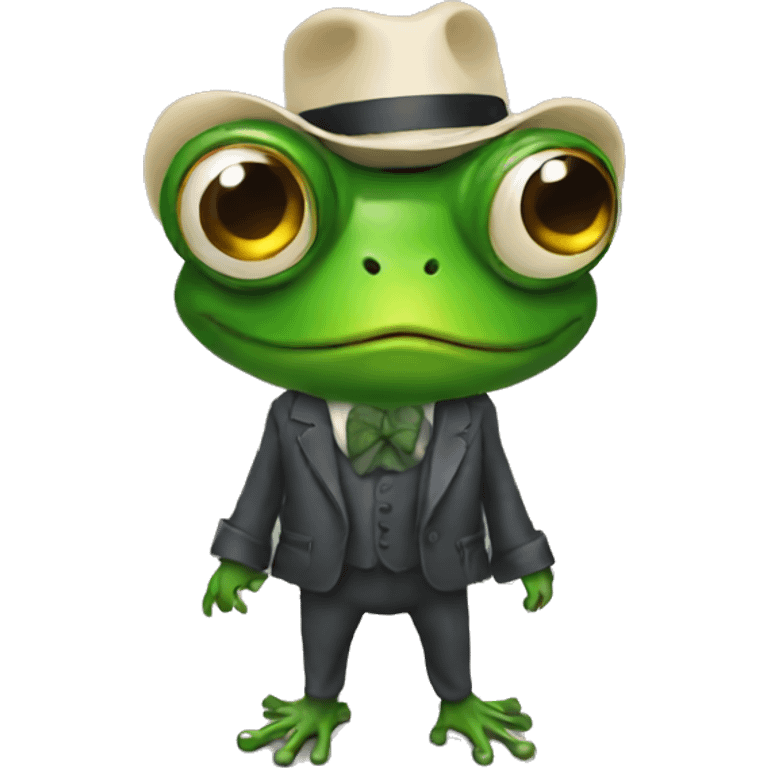 frog pimp walk emoji