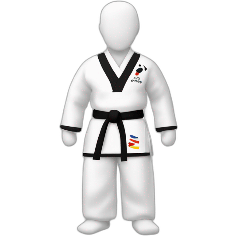 Taekwondo dobok emoji