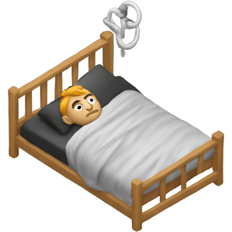 Prisoner on top bed emoji