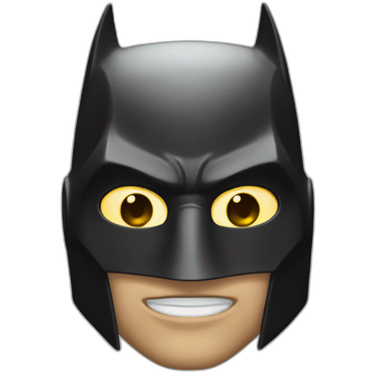 Batman in mask emoji