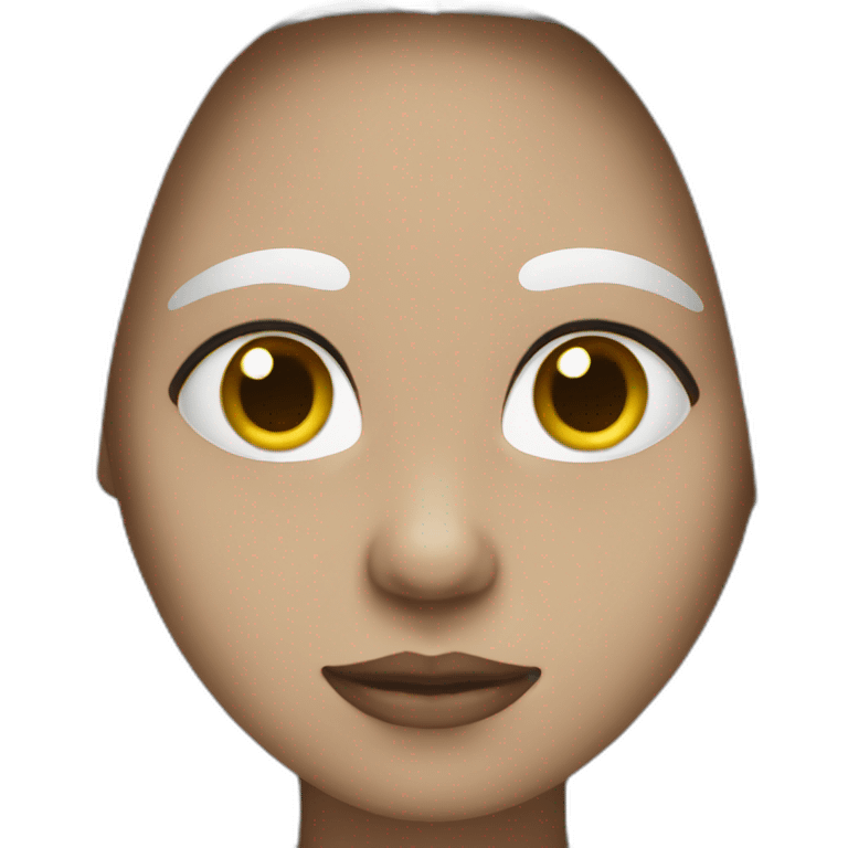 Eskimal girl white face emoji