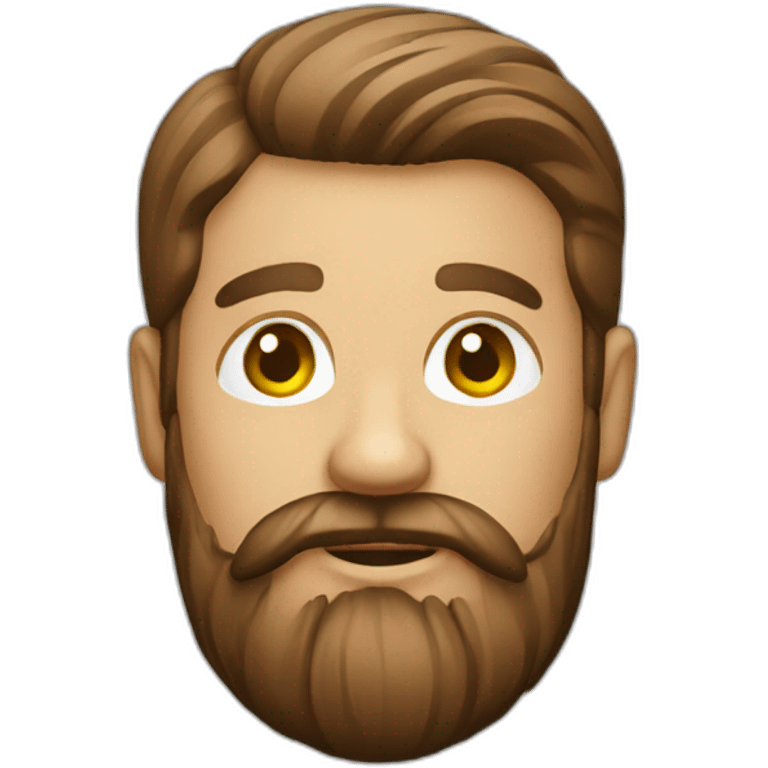 Bearded wood worker emoji