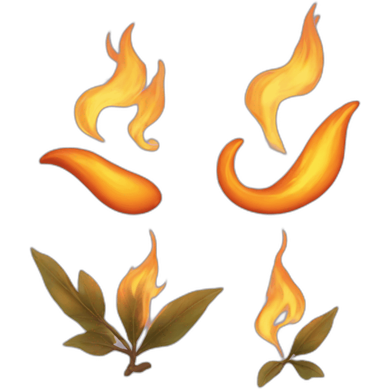 4 elements emoji