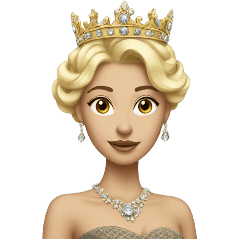 blond queen emoji