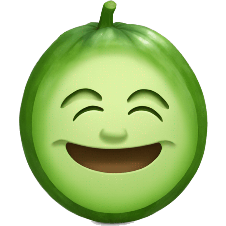 smiley relaxing wearing cucumbers on eyes emoji