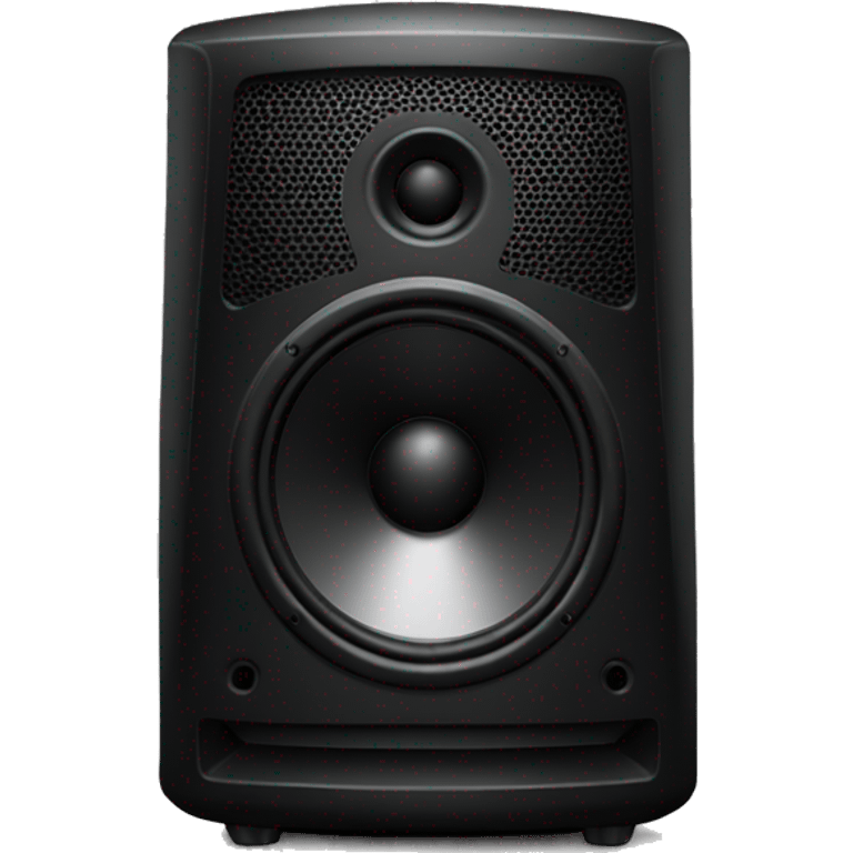 Big black speaker emoji