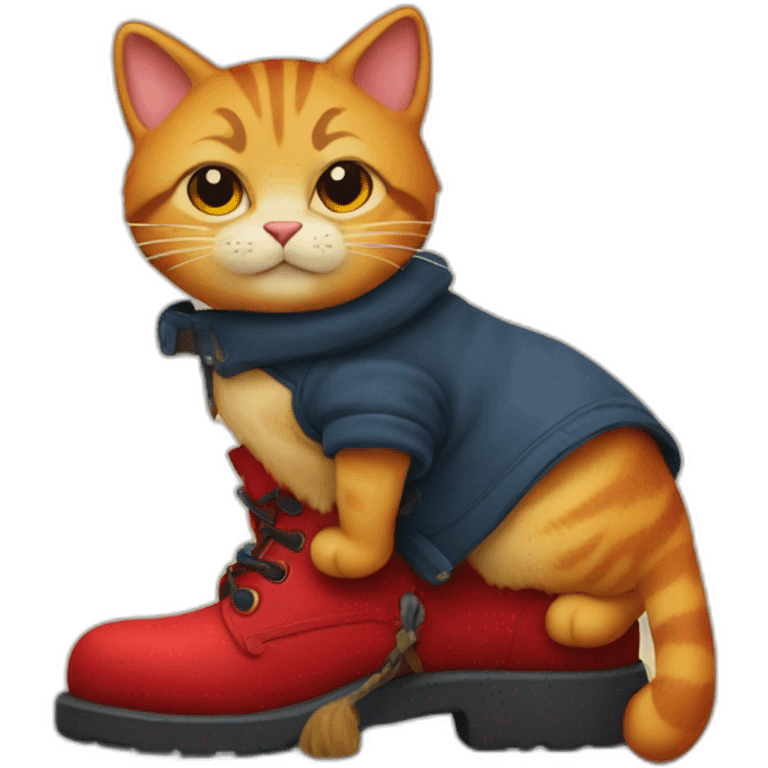 Puss in Red Boots emoji