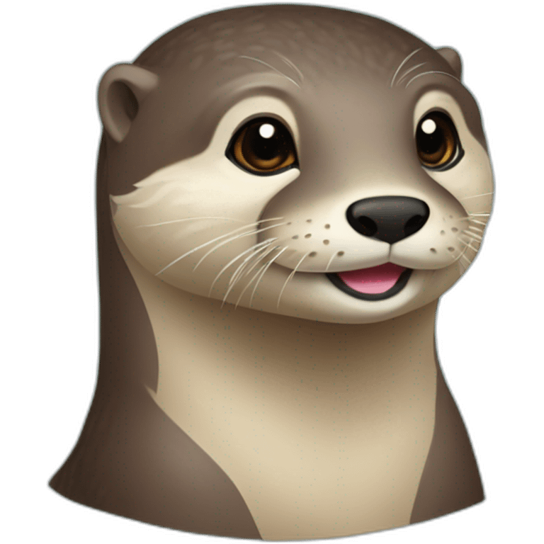 Loutre mignone emoji