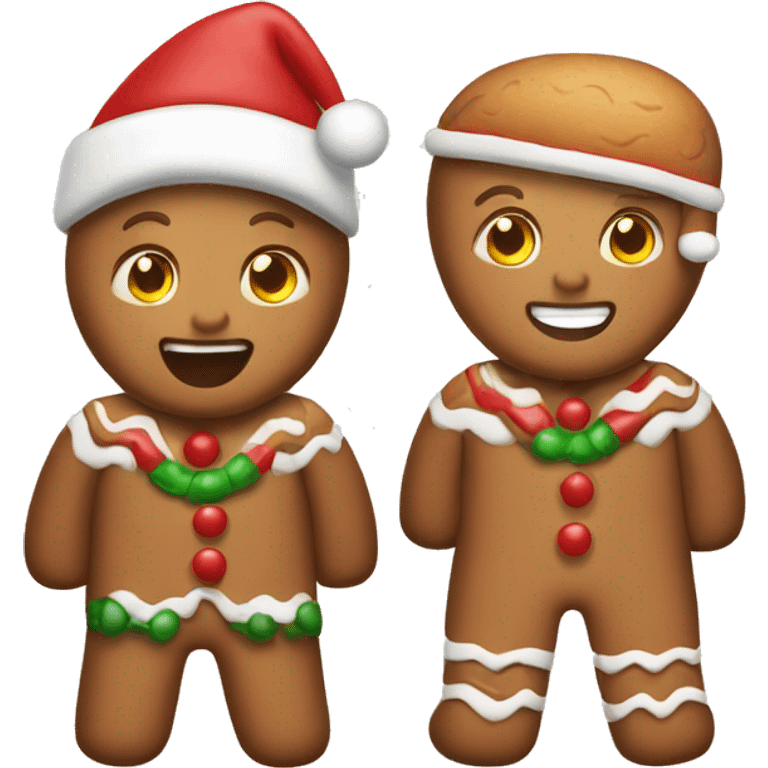 ginger bread christmas emoji