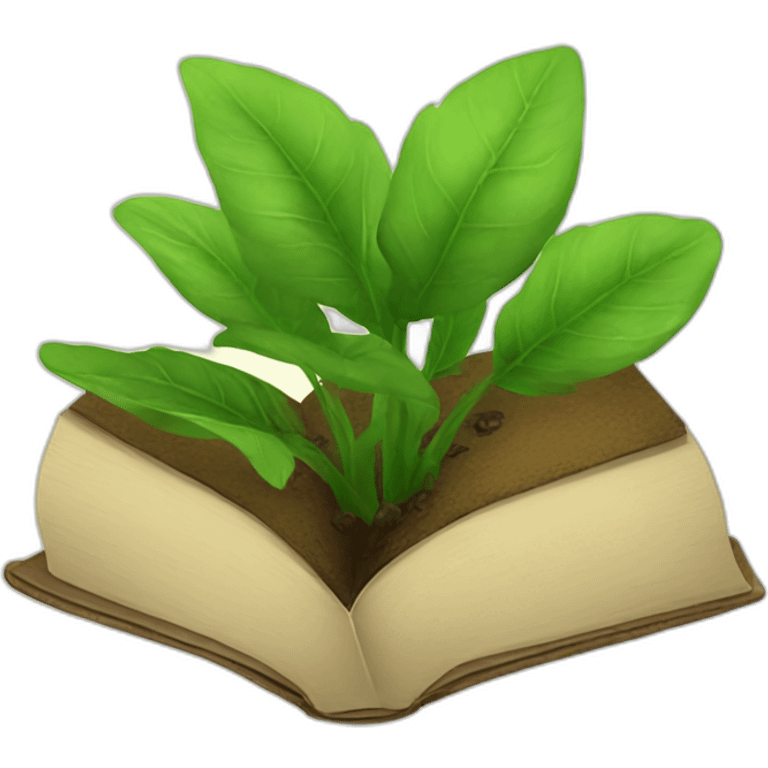 book about plant emoji