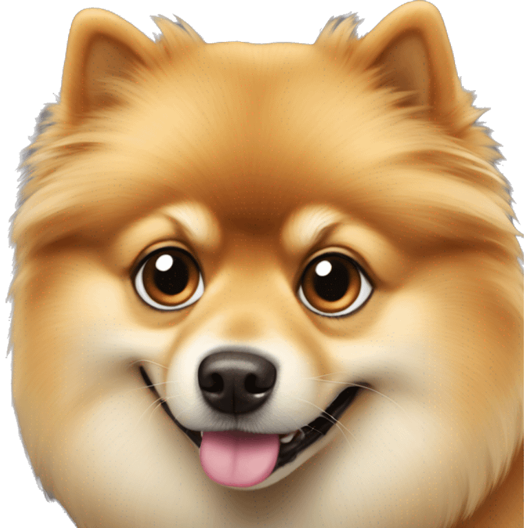 Pomerian dogq emoji