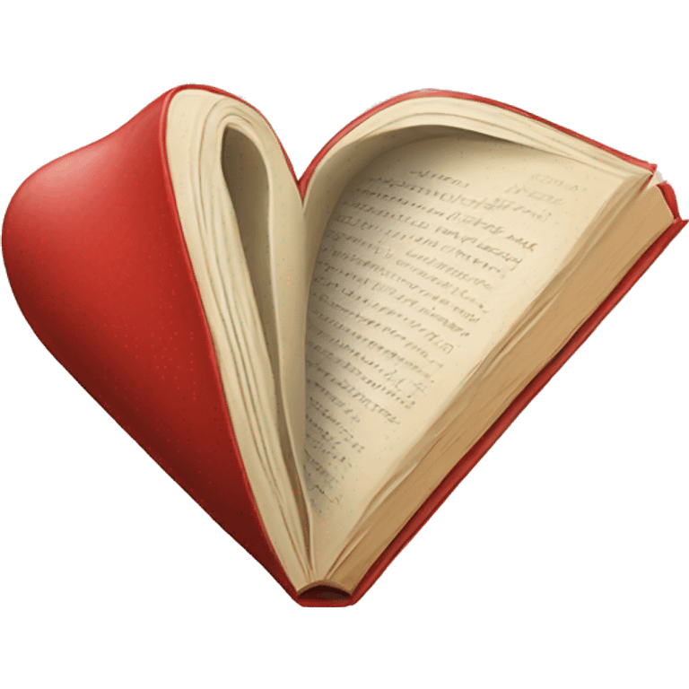 Heart book love emoji