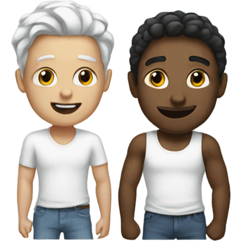 white best friends emoji