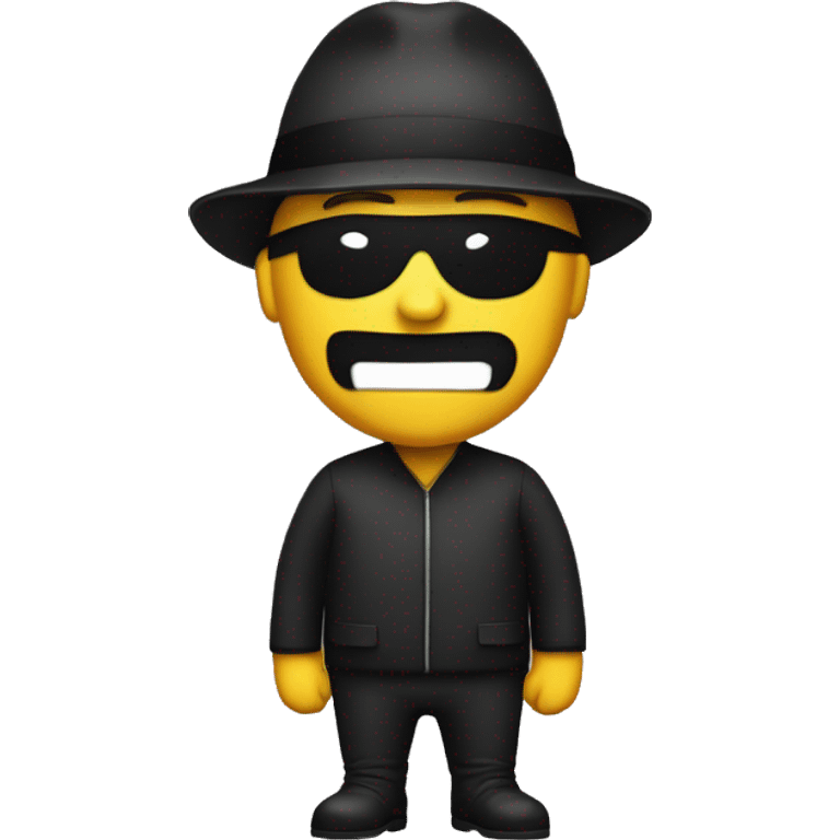 Emoji man with robber mask emoji