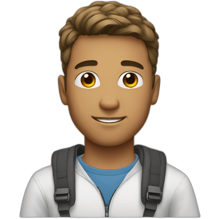 young tech white guy  emoji