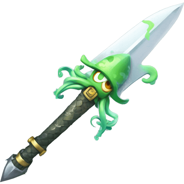 splatoon squid warrior sword emoji