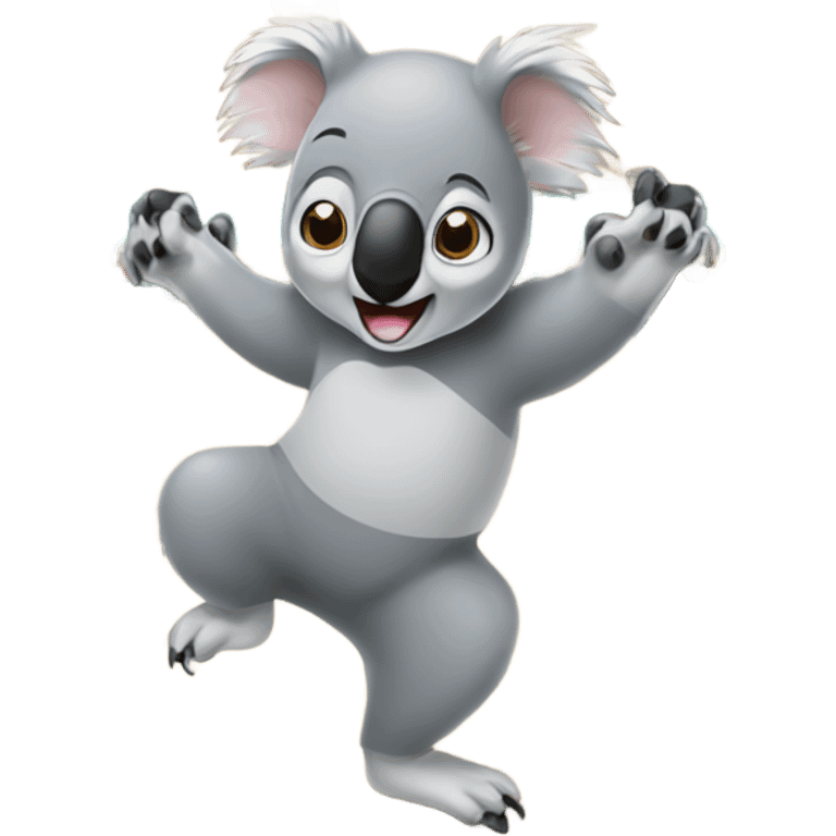 Koala bowling emoji