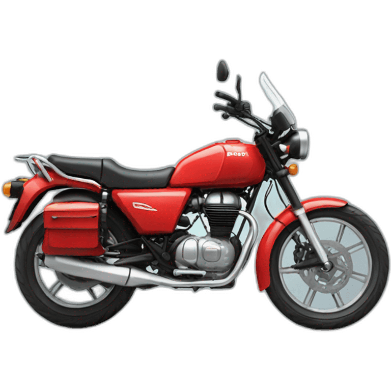 Red Himalayan bike emoji