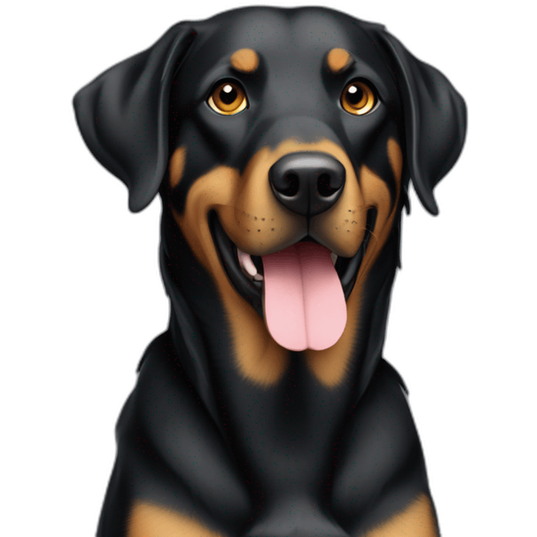 labrador crossed with beauceron emoji