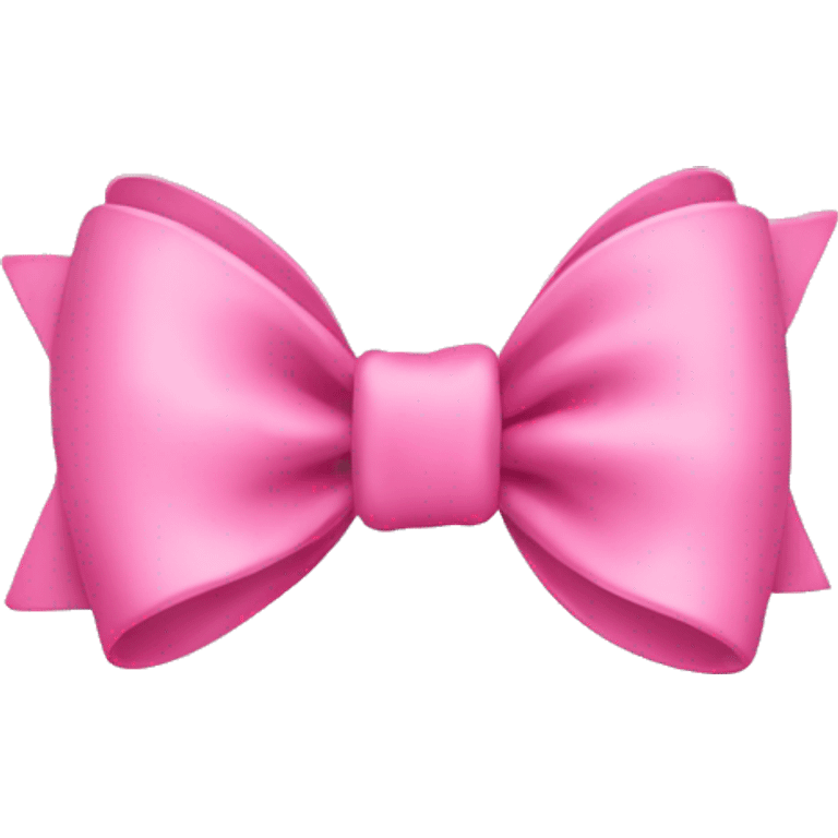 Pink baby bow emoji